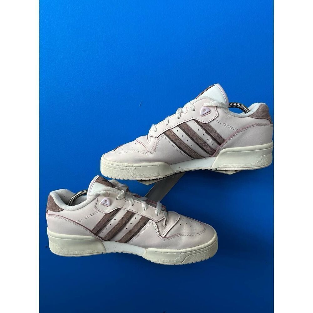 Adidas Classic Forum Bold White Gray Sneakers  men 10 Clean Style